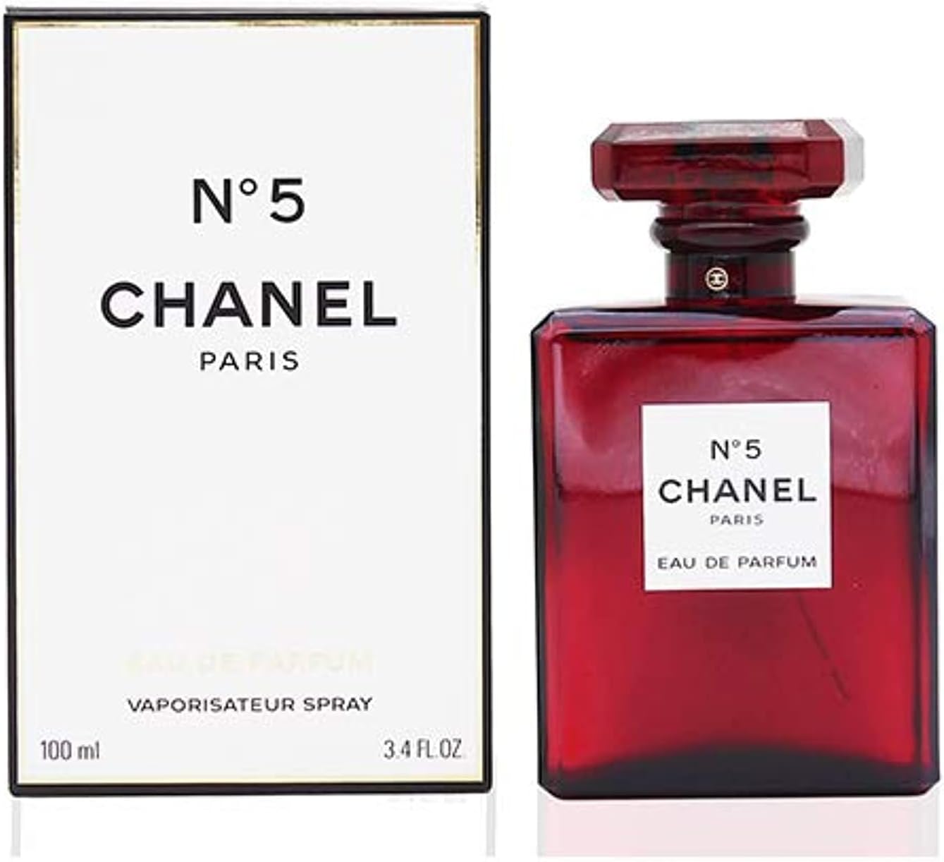 شانيل N°5 ماء عطر إصدار محدود أحمر