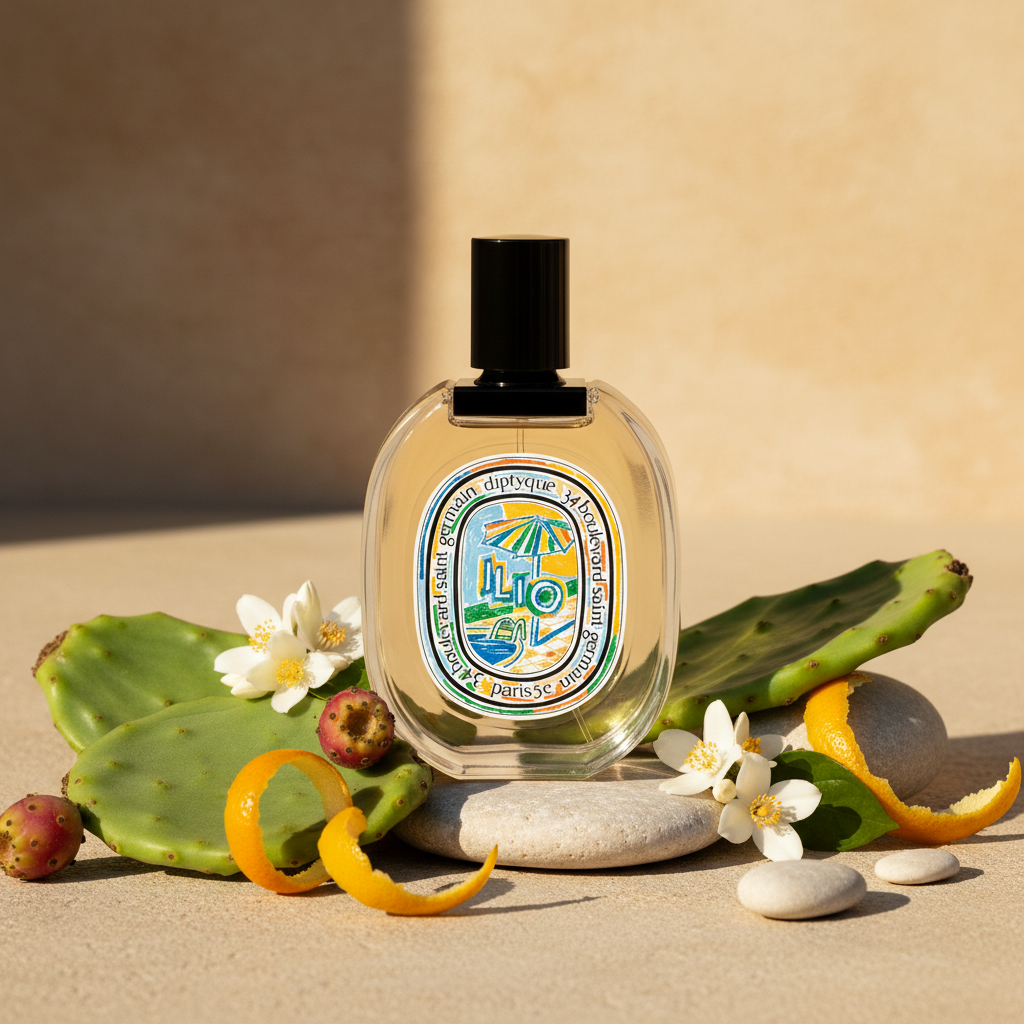 العطر مع مكوّنات صيفية طبيعية