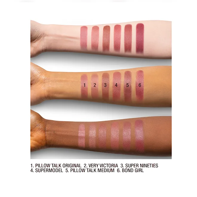 Matte Revolution shades arm swatches