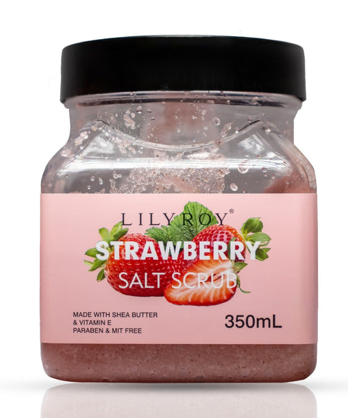Lilyroy Strawberry Salt Scrub 350ml
