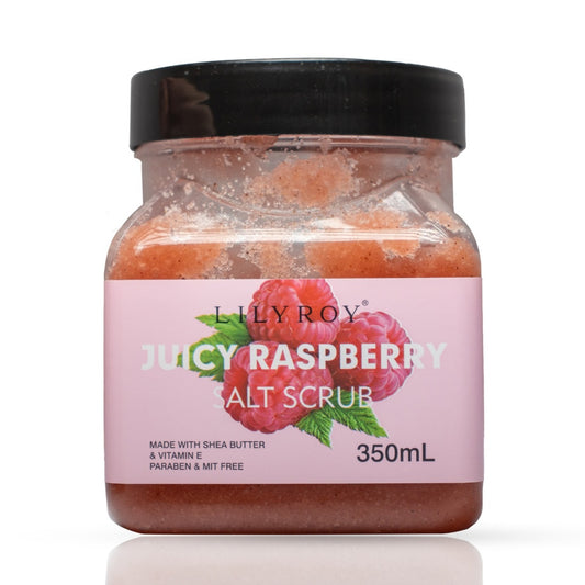 Lilyroy Juicy Raspberry Salt Scrub 350ml