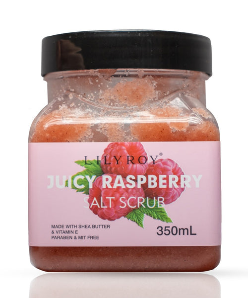 Lilyroy Juicy Raspberry Salt Scrub 350ml