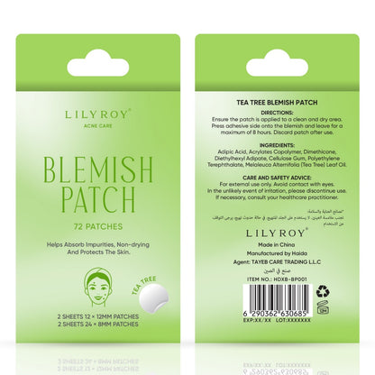 Lilyroy Blemish Patch – Tea Tree (72 Patches)