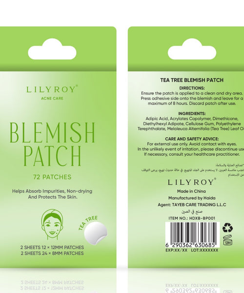 Lilyroy Blemish Patch – Tea Tree (72 Patches)