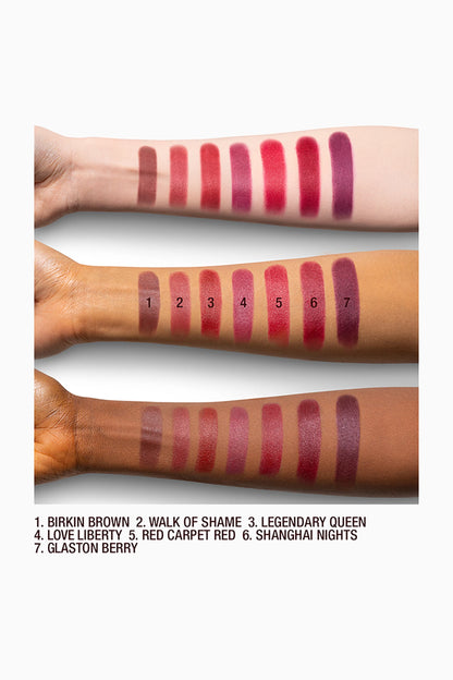 Walk Of No Shame lipstick texture swatch