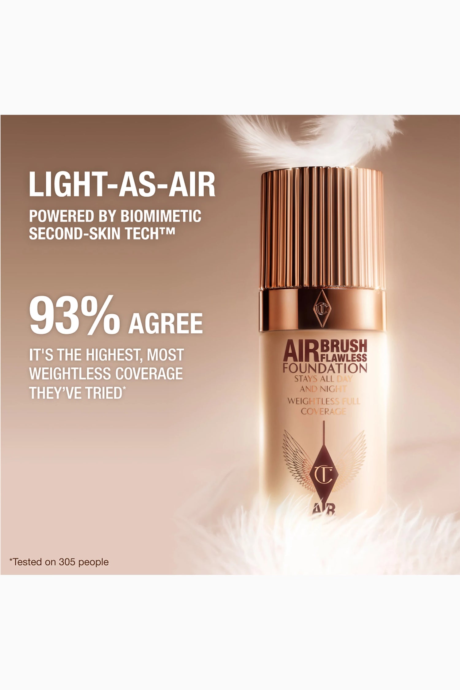 Charlotte Tilbury Airbrush Flawless Foundation - model shot