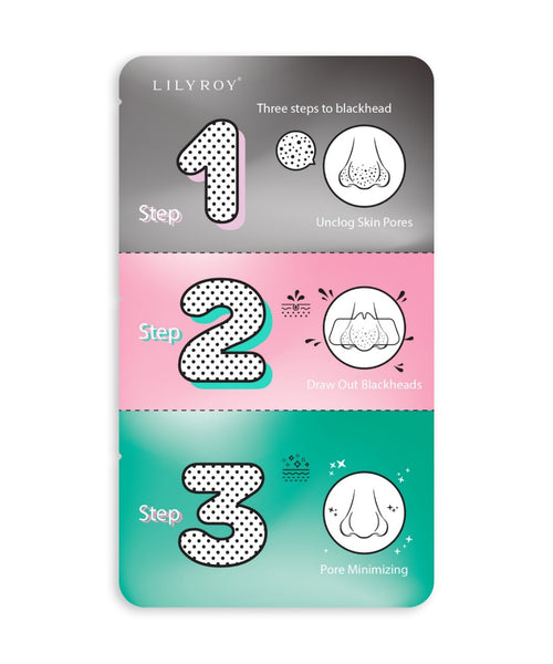 Lilyroy 3-Step Blackhead Removal Strips
