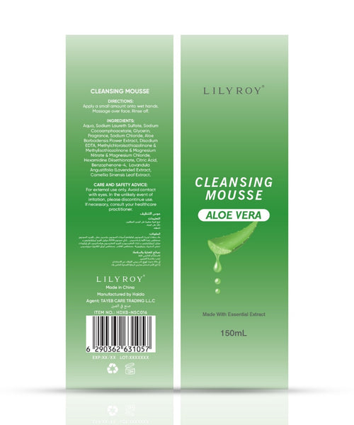 Lilyroy Aloe Vera Cleansing Mousse 150ml