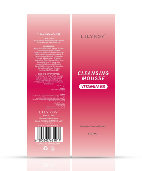 Lilyroy Vitamin B3 Cleansing Mousse 150ml