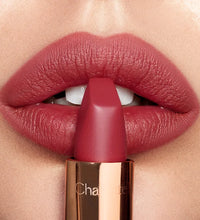 M.I. Kiss lipstick on lips